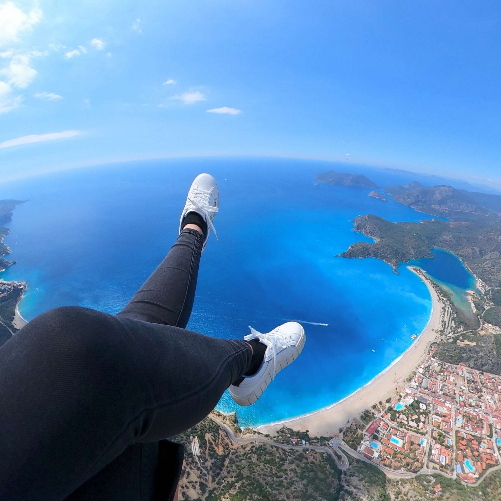 Fethiye yamaç paraşütü aktivitesi tandem uçuş 4